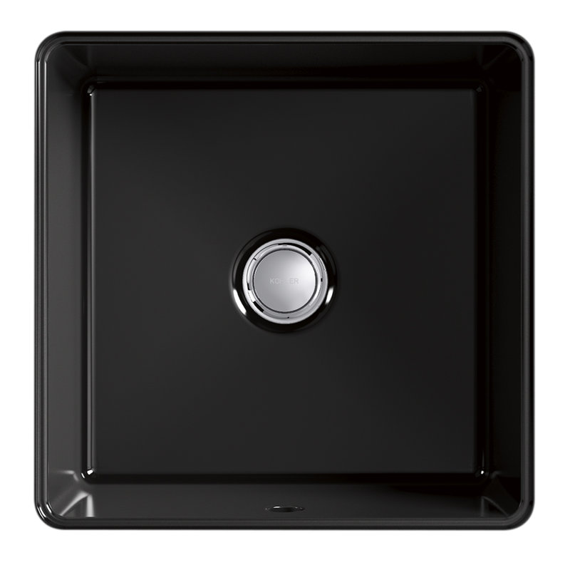 Kohler Verticyl Vitreous China Square Undermount Bathroom Sink with